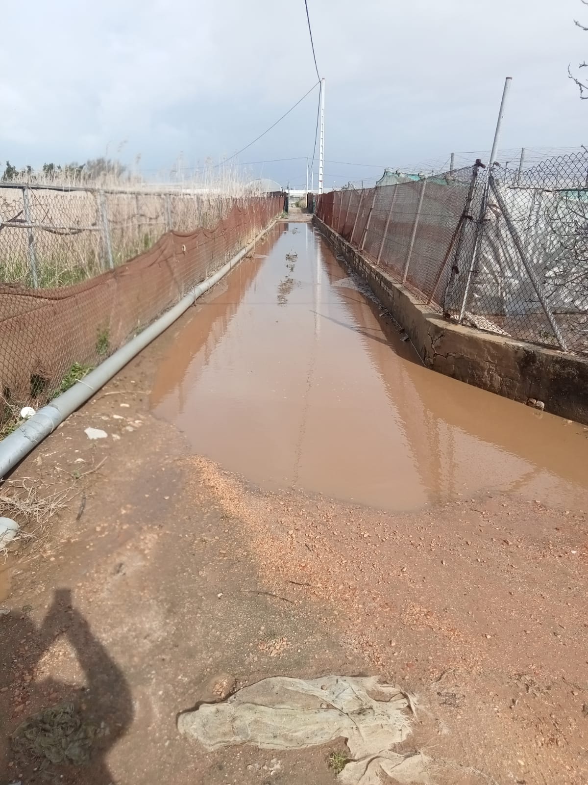 El agua cubre los cultivos de la Costa Noroeste