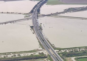 La AP-4, cortada en sentido Cádiz entre Dos Hermanas y Las Cabezas