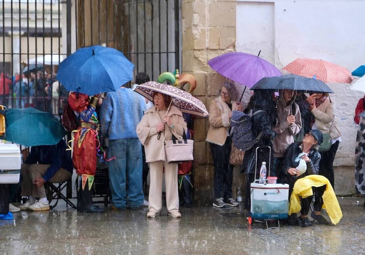 La lluvia fue protagonista en Carnaval