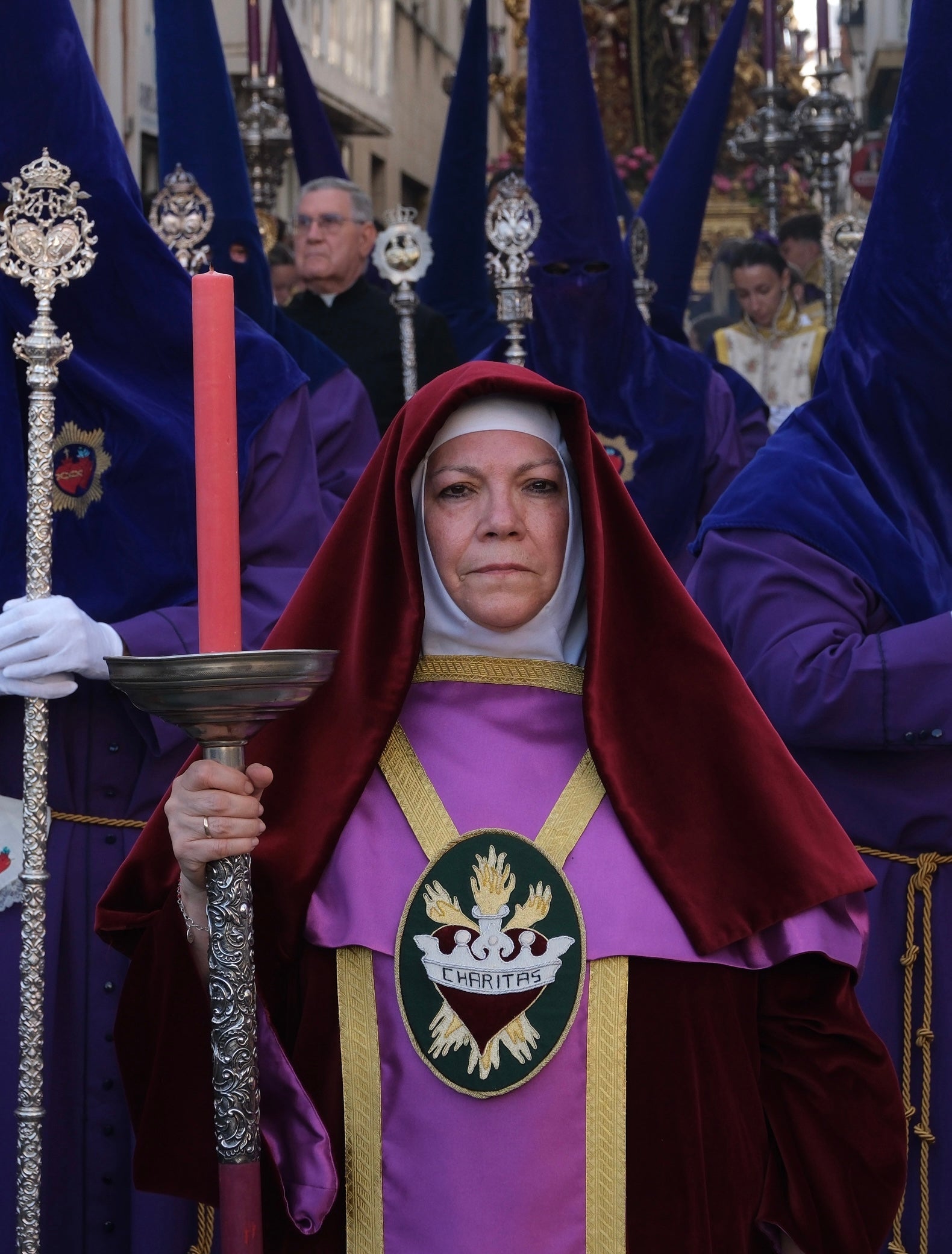 Fotos: Afligidos el Jueves Santa en la Semana Santa de Cádiz 2025