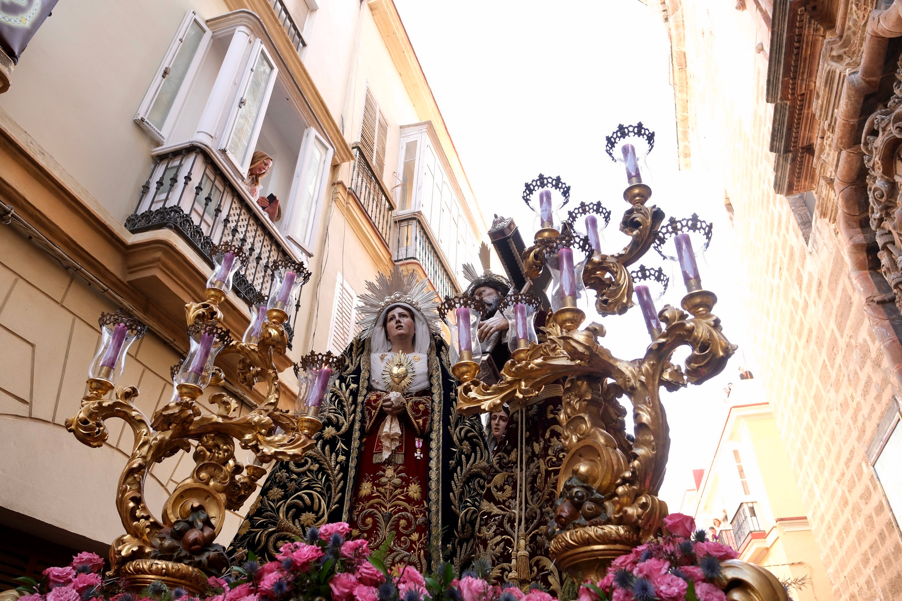 Fotos: Afligidos el Jueves Santa en la Semana Santa de Cádiz 2025