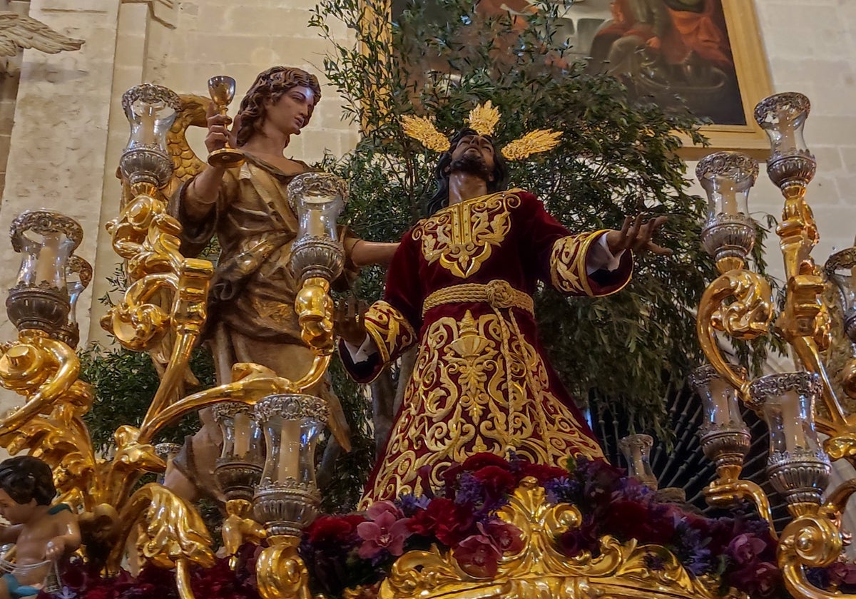 Esperanza azul tras la oración más solemne del Miércoles Santo en El Puerto