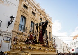Cristo de la Vera-Cruz a su paso por el Museo de Chiclana