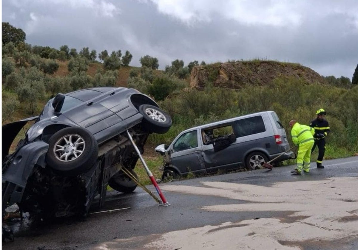 Accidente mortal en Olvera.