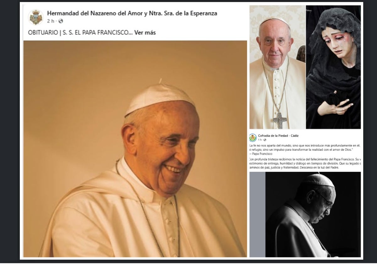 Cádiz, unida en el dolor por la muerte del Papa Francisco