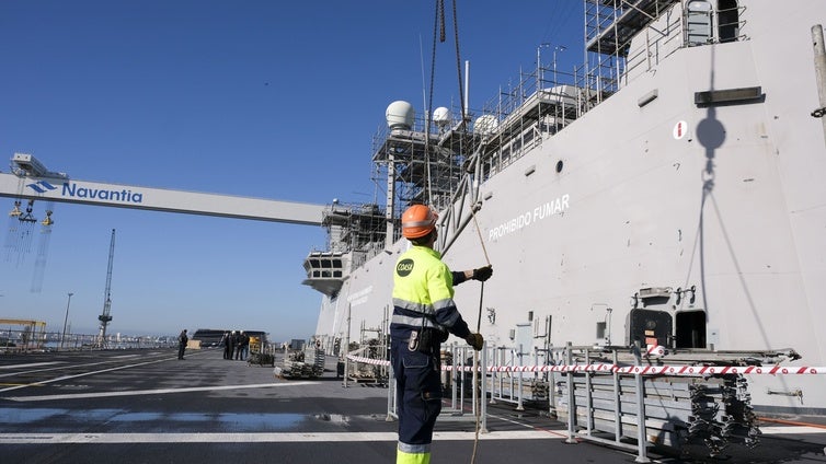 El adelanto del gasto en defensa abre la puerta a nuevos contratos de la Armada en los astilleros de Cádiz