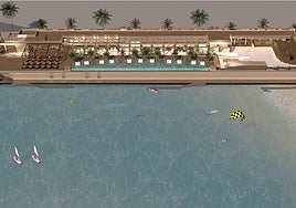 Así será Calachica, el ambicioso proyecto hostelero que se levanta en la Punta de San Felipe de Cádiz