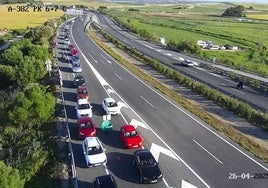 Importantes retenciones en los aledaños del Circuito de Jerez