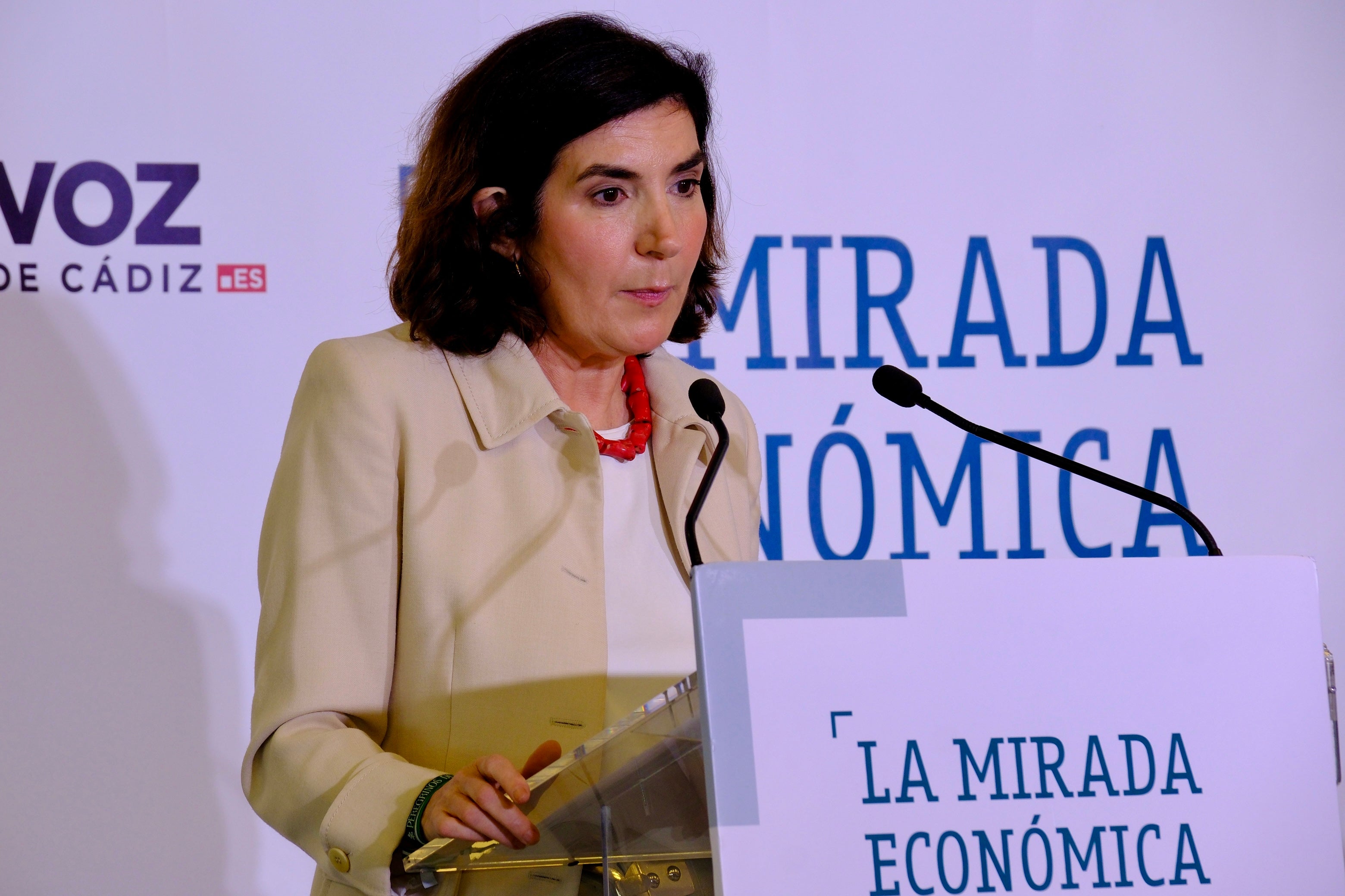 La consejera de Empleo, Rocío Blanco, en La Mirada Económica de ABC y LA VOZ de Cádiz