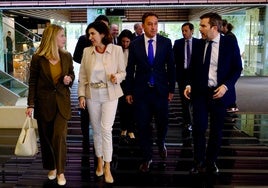Fotos: Ambiente en La Mirada Económica de ABC y LA VOZ con Rocío Blanco