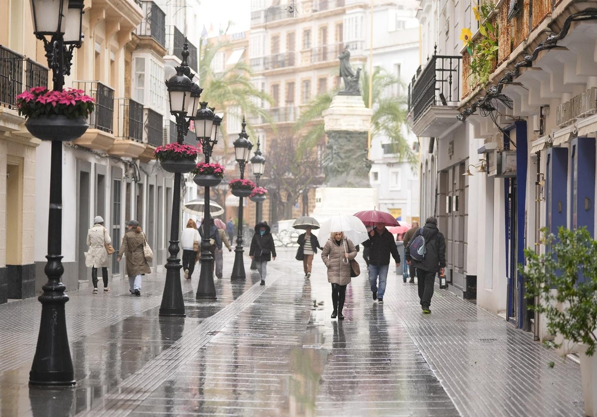 La Aemet activa el aviso amarillo en Cádiz: hasta qué hora va a llover