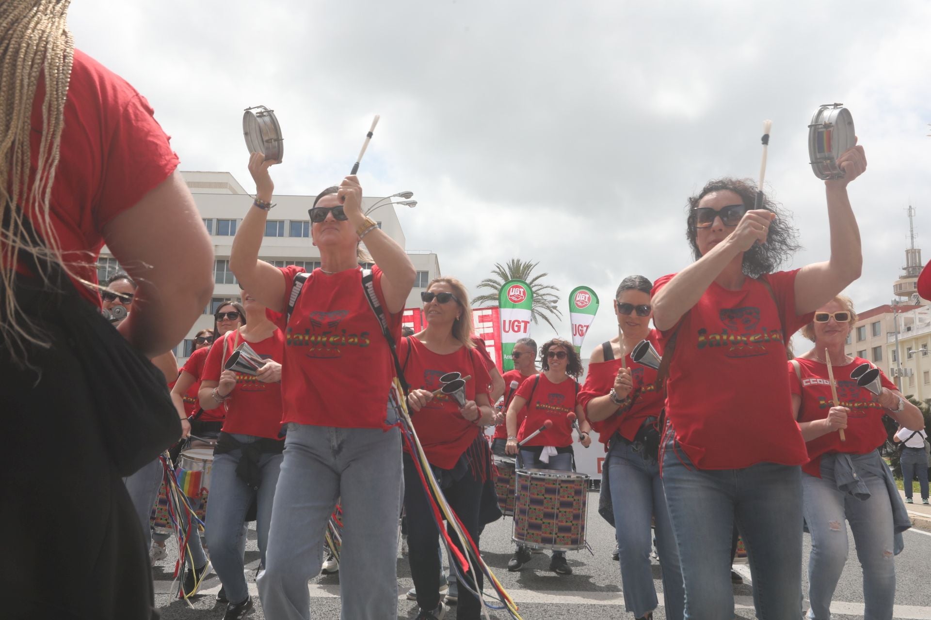 Fotos: Así han sido las dos manifestaciones del Primero de Mayo en Cádiz