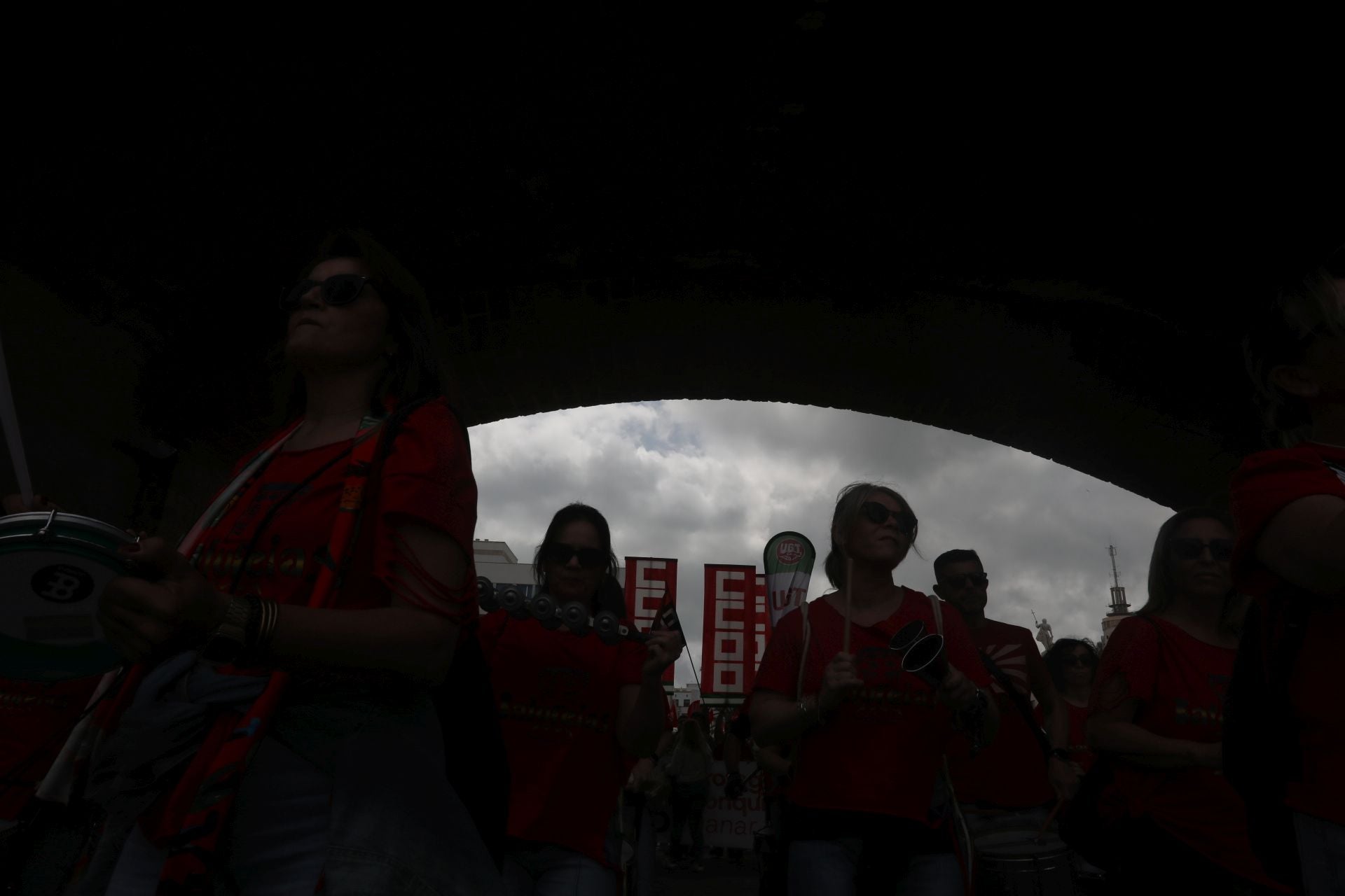 Fotos: Así han sido las dos manifestaciones del Primero de Mayo en Cádiz