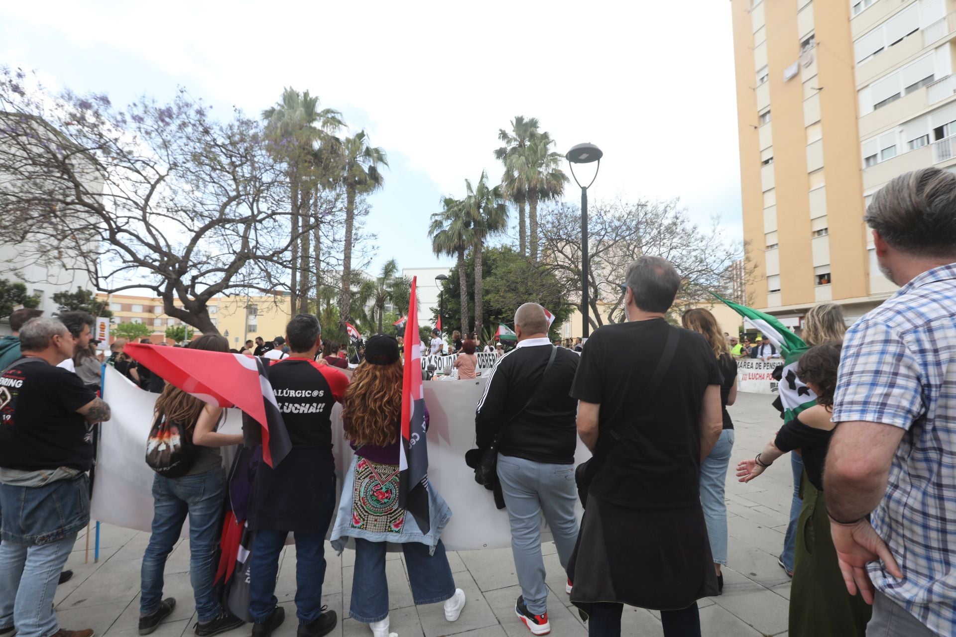 Fotos: Así han sido las dos manifestaciones del Primero de Mayo en Cádiz
