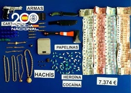 Golpe policial en «las casitas bajas» del Polígono San Benito: siete arrestados y armas incautadas en Jerez