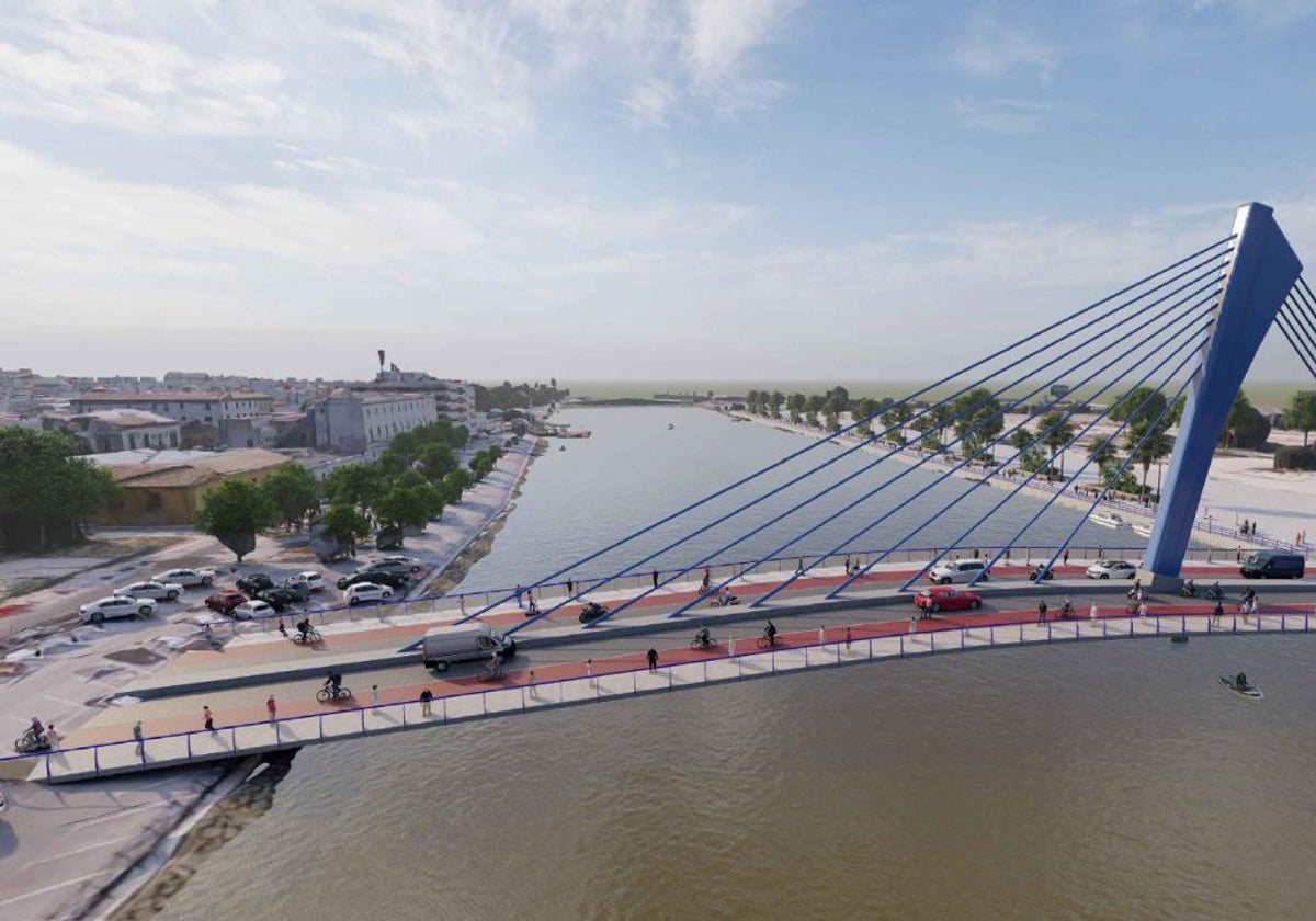 Adjudicadas las redacciones de los proyectos del puente de tráfico rodado sobre el Guadalete y de la Plaza de La Pescadería en El Puerto