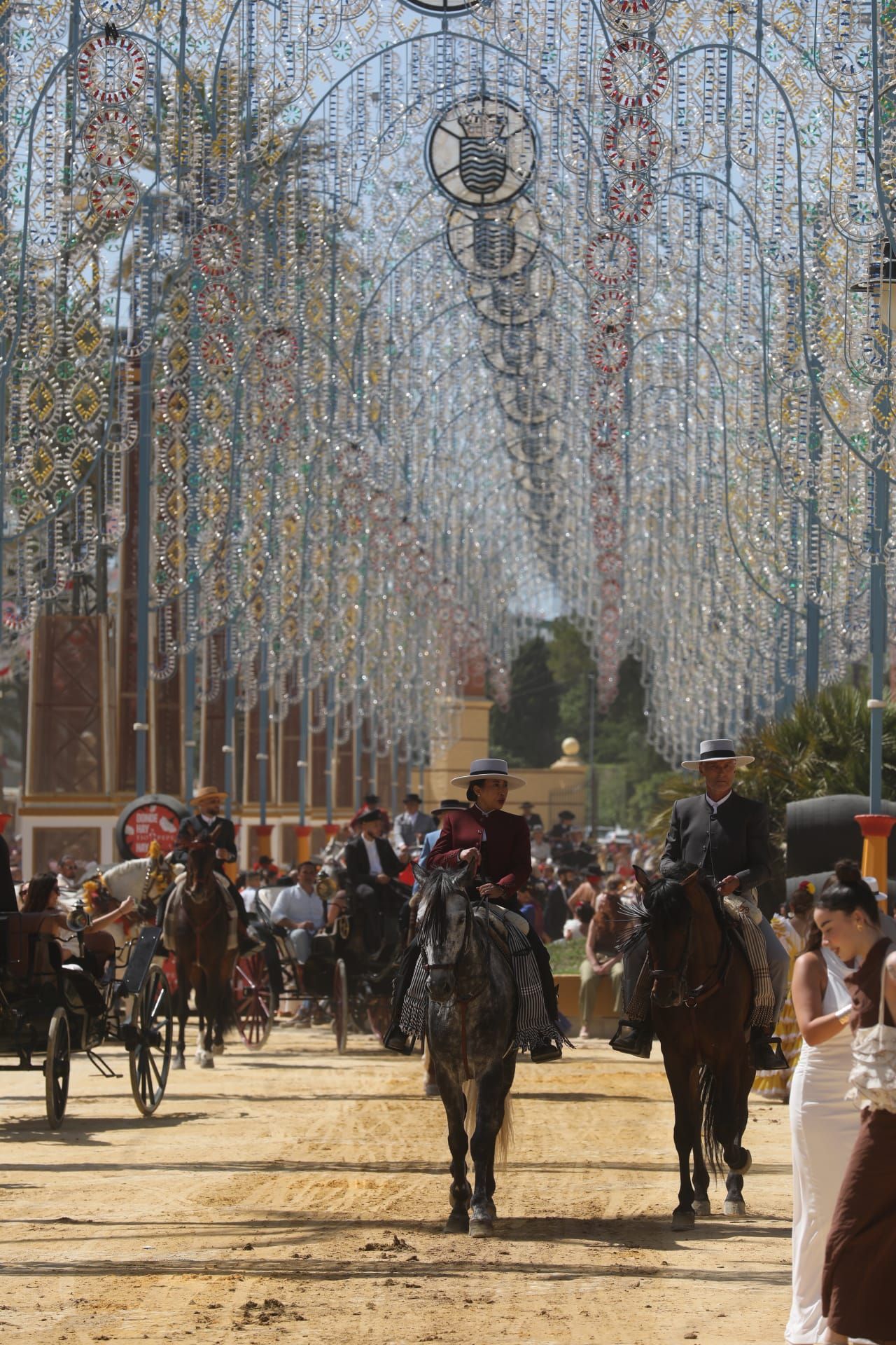 Fotos: Gran ambiente en el domingo de Feria de Jerez