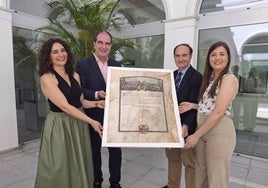La Autoridad Portuaria de Algeciras restaura un pergamino de 1913
