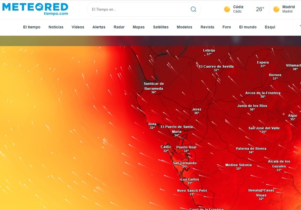 Advertencia de calor extremo en Cádiz: cómo afectará a los municipios esta semana