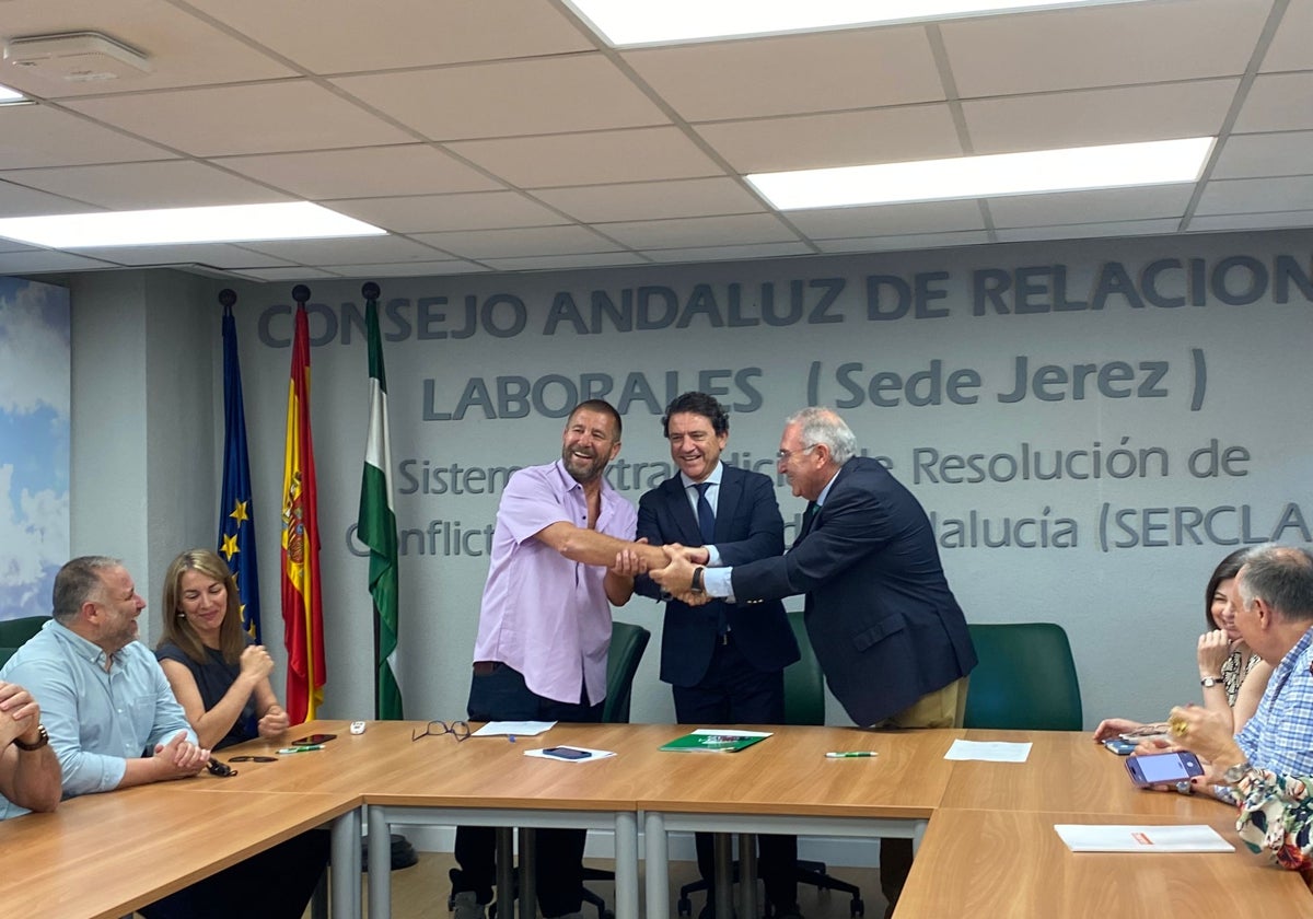 Firmado en Jerez el nuevo convenio de la Vid que estará vigente hasta 2027
