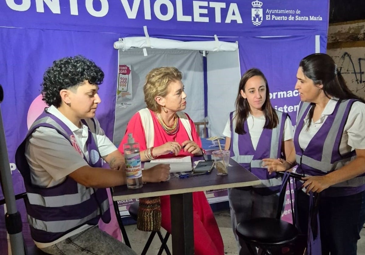Así funciona el Punto Violeta en la Feria de El Puerto 2025