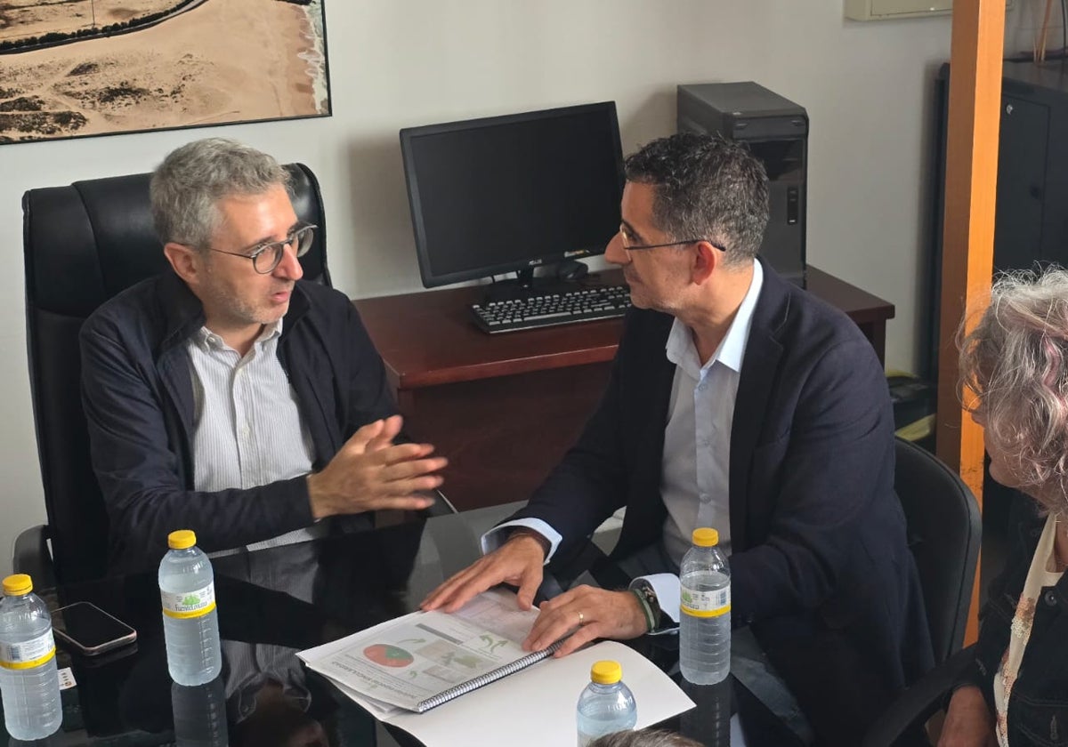 Miguel Molina se reúne con el secretario de Estado de Política Territorial, Arcadi España