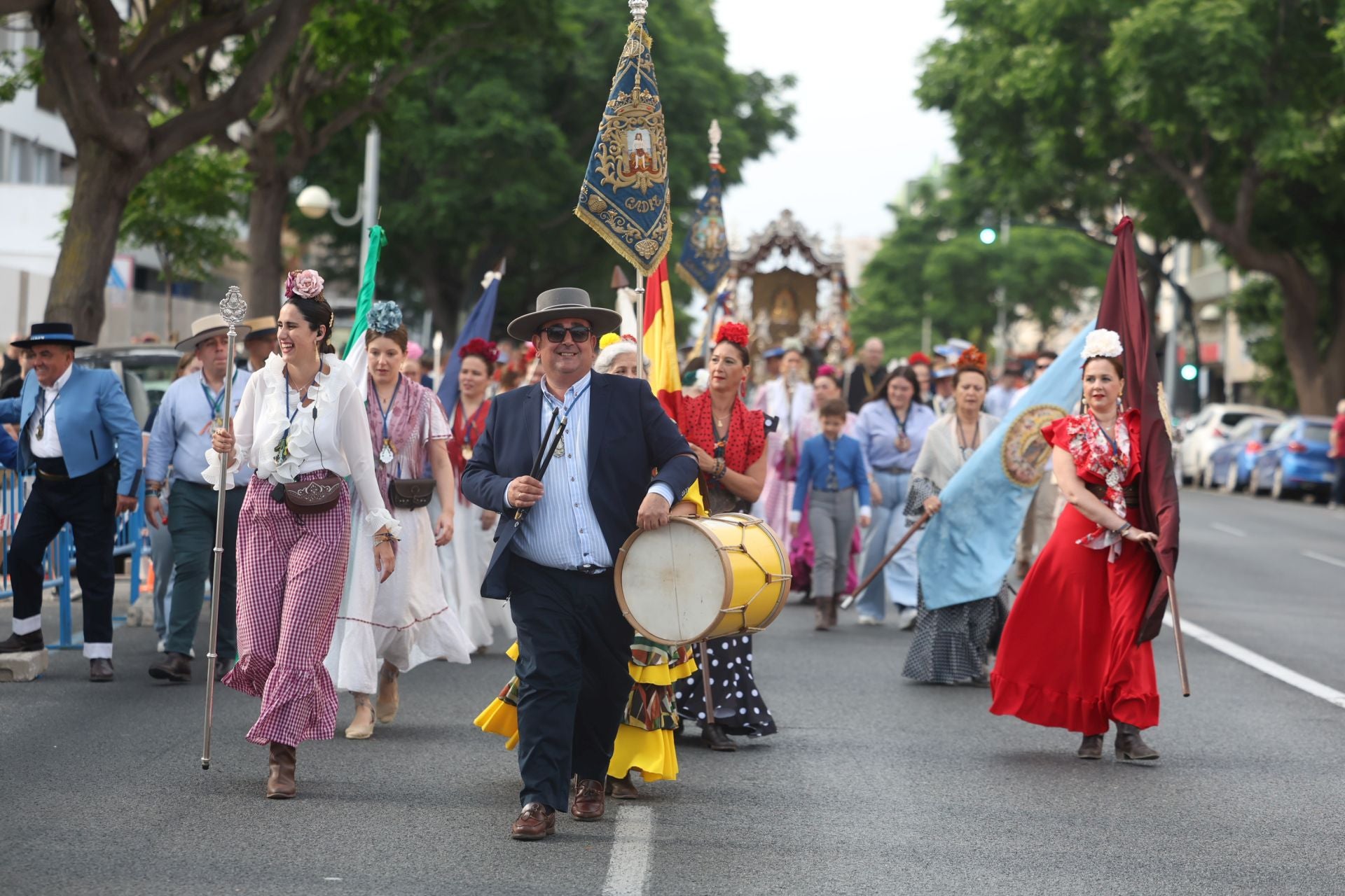 Fotos: La hermandad del Rocío de Cádiz, camino de la aldea