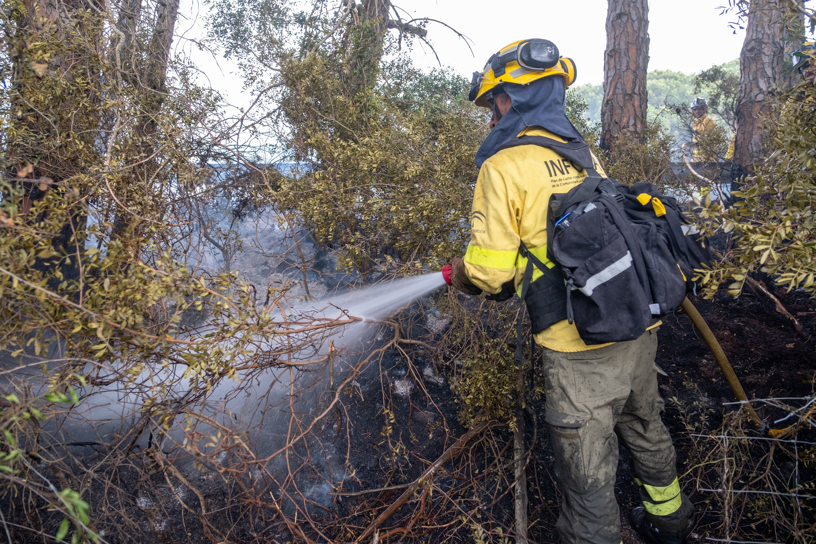 Fotos: Las imágenes del incendio de Puerto Real