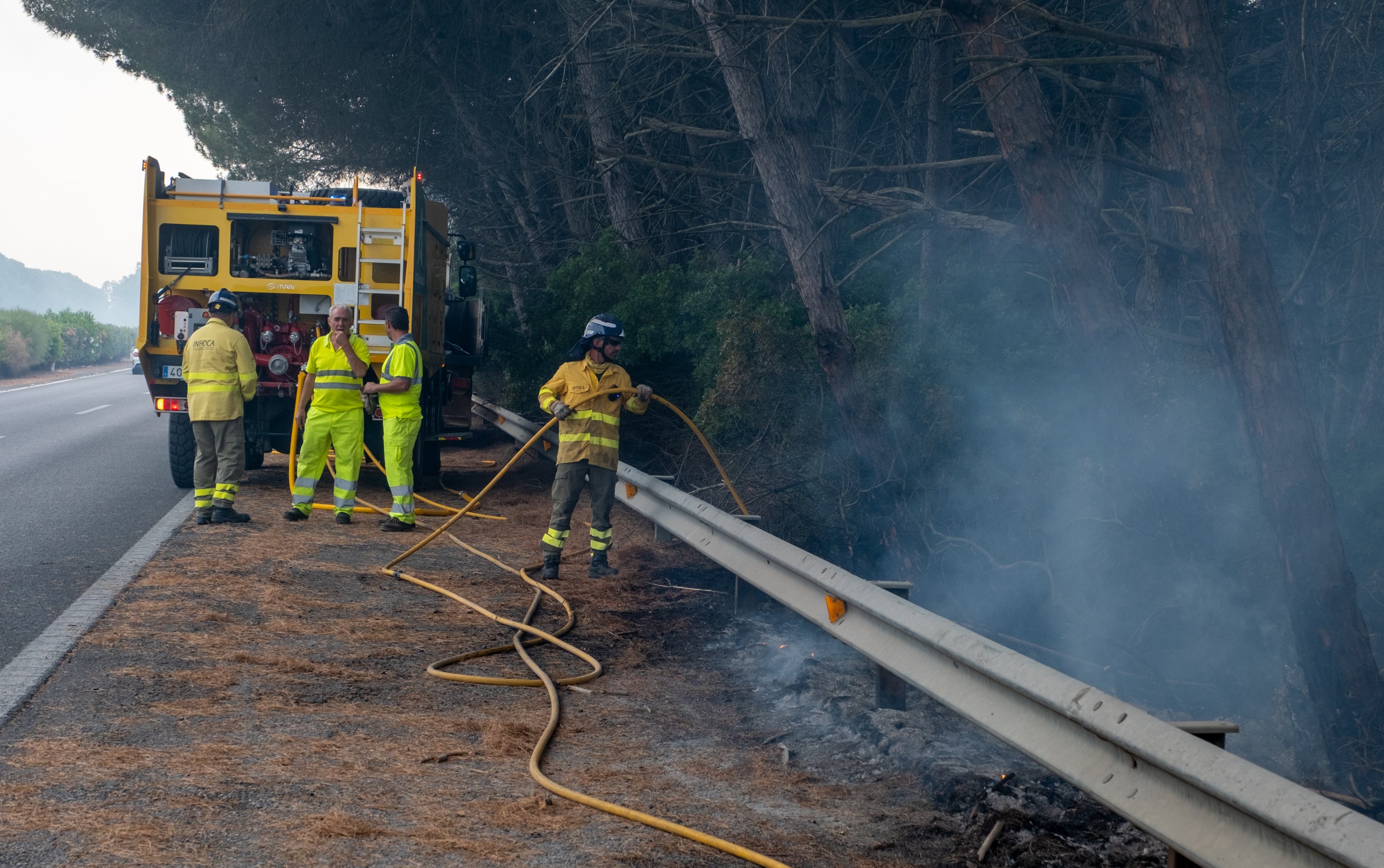 Fotos: Las imágenes del incendio de Puerto Real