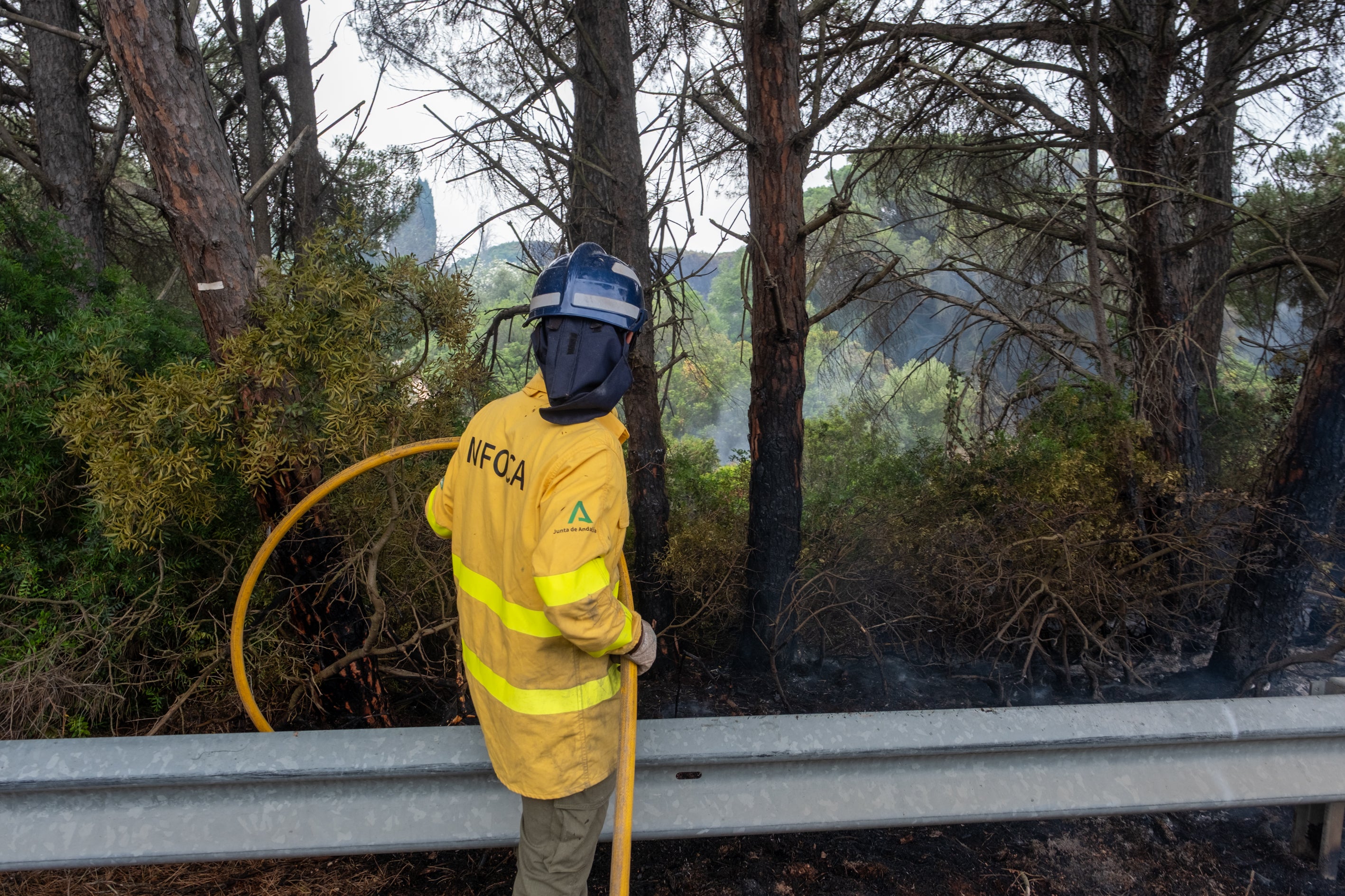 Fotos: Las imágenes del incendio de Puerto Real