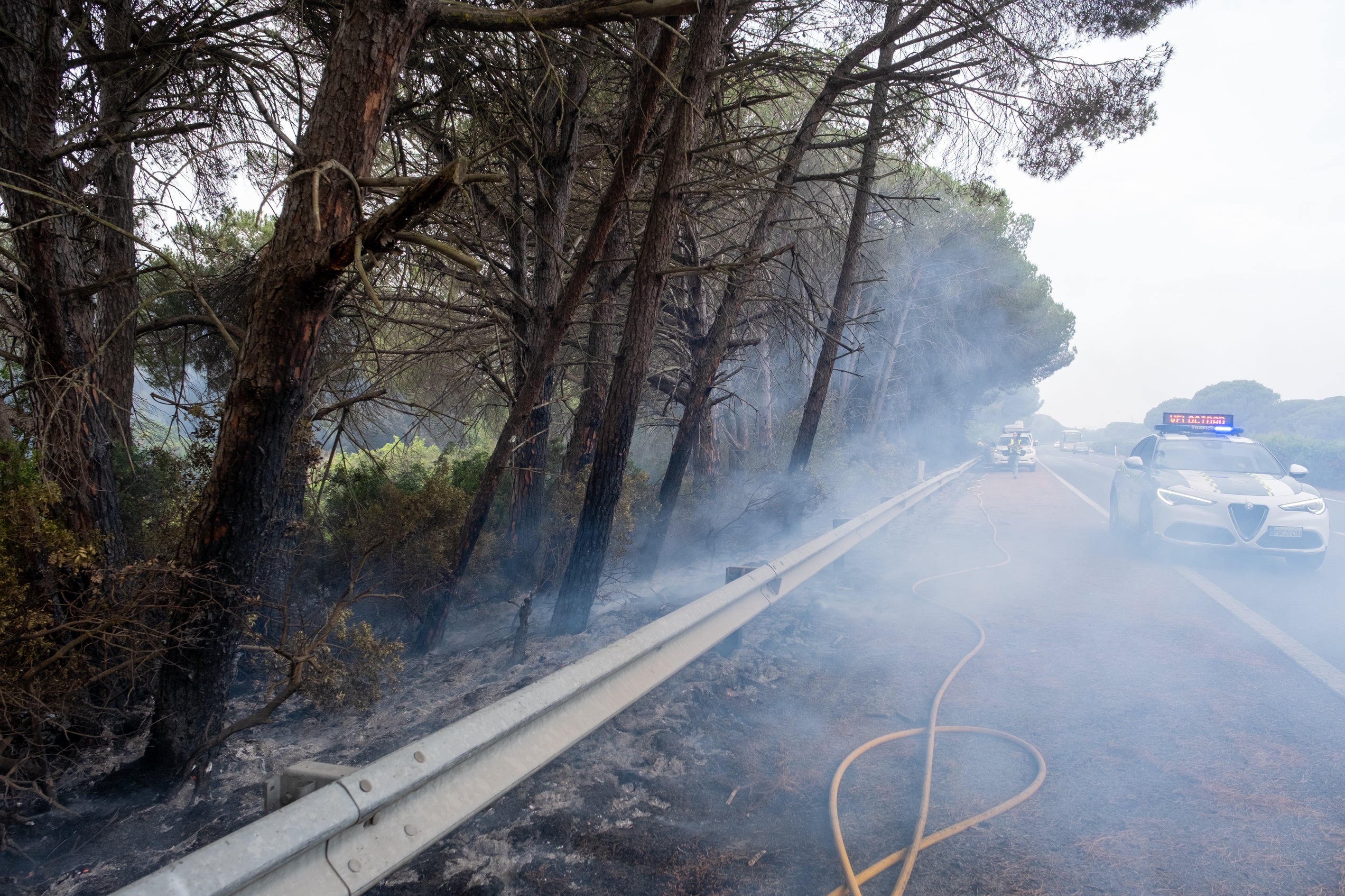 Fotos: Las imágenes del incendio de Puerto Real
