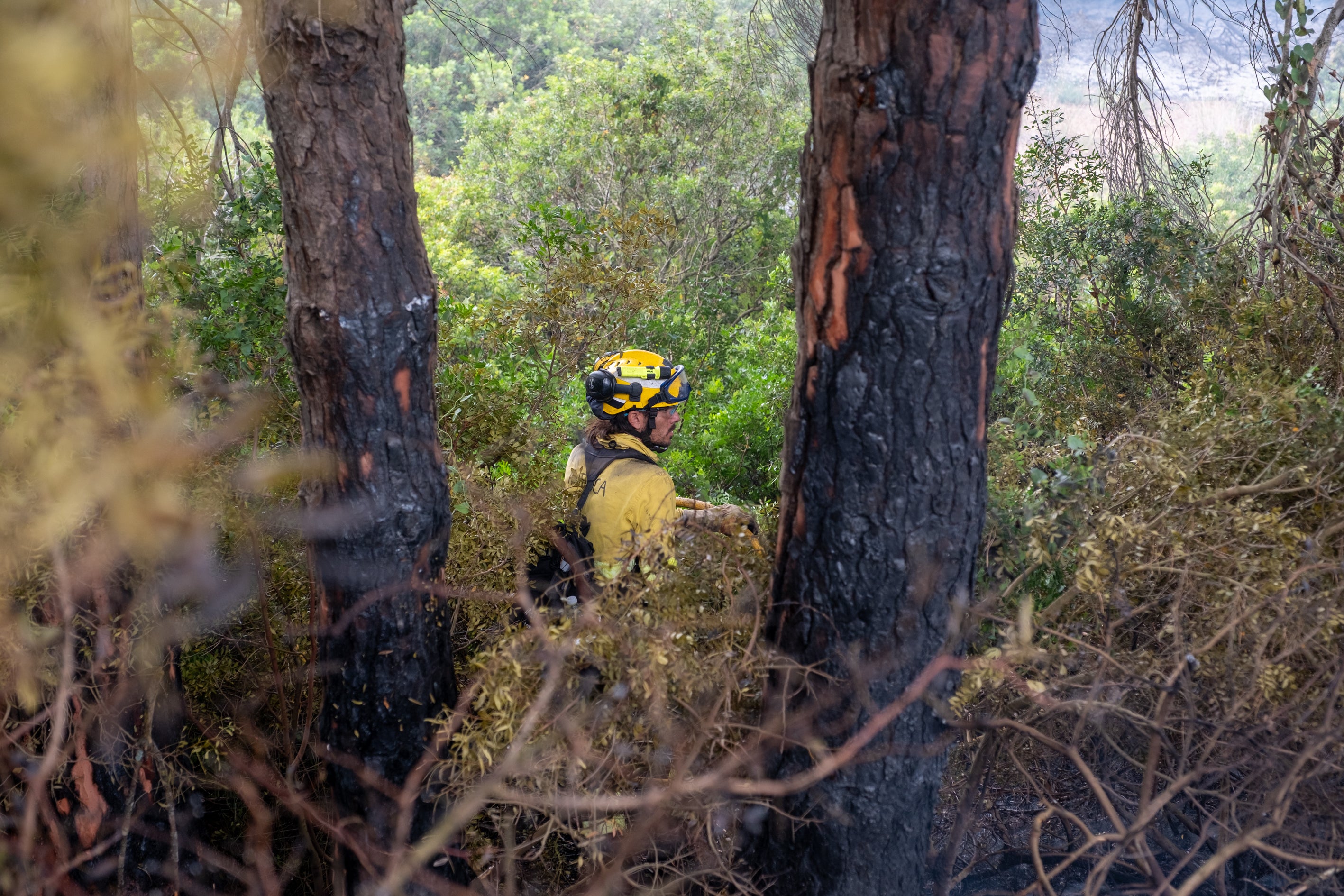 Fotos: Las imágenes del incendio de Puerto Real