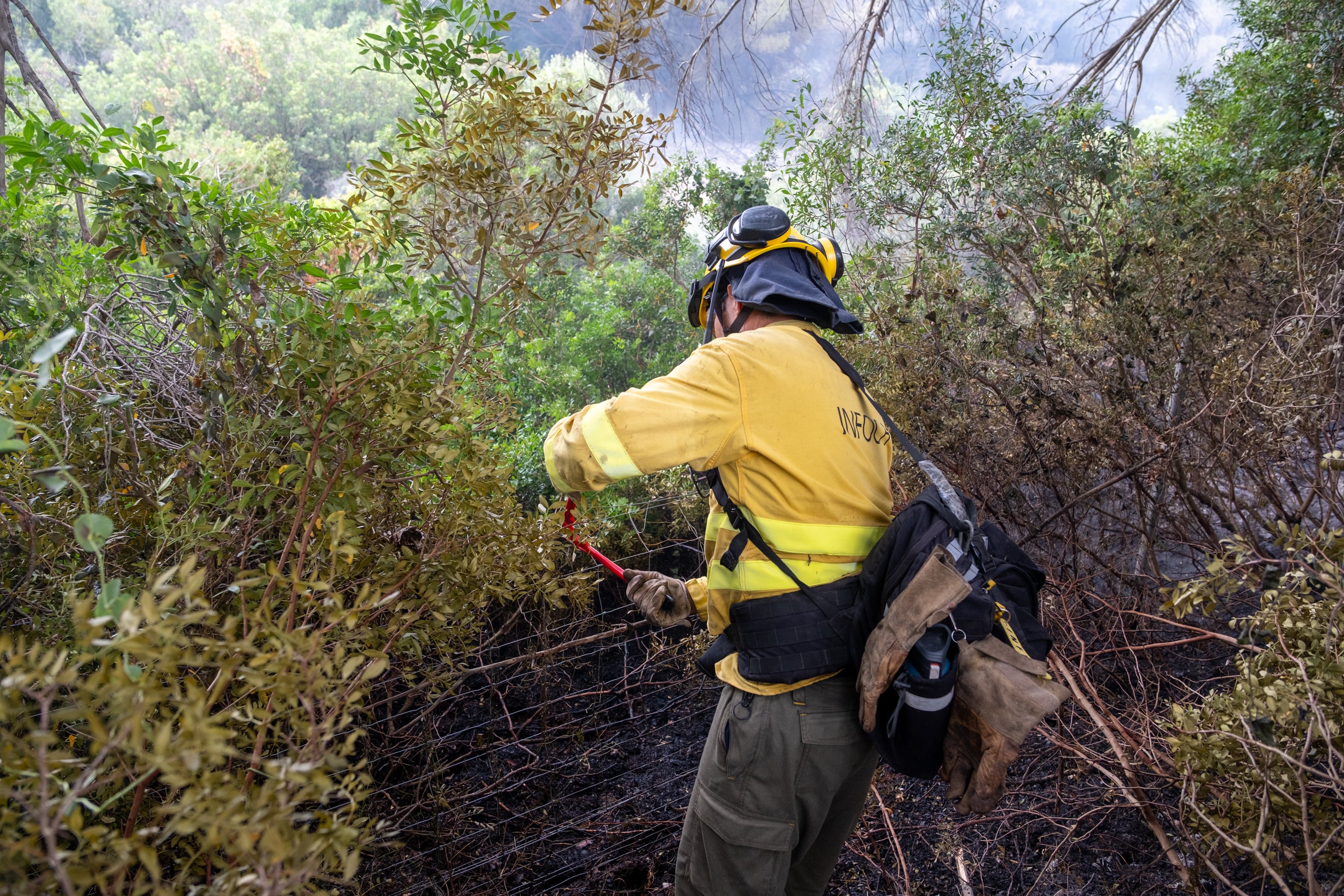 Fotos: Las imágenes del incendio de Puerto Real