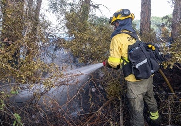 Fotos: Las imágenes del incendio de Puerto Real