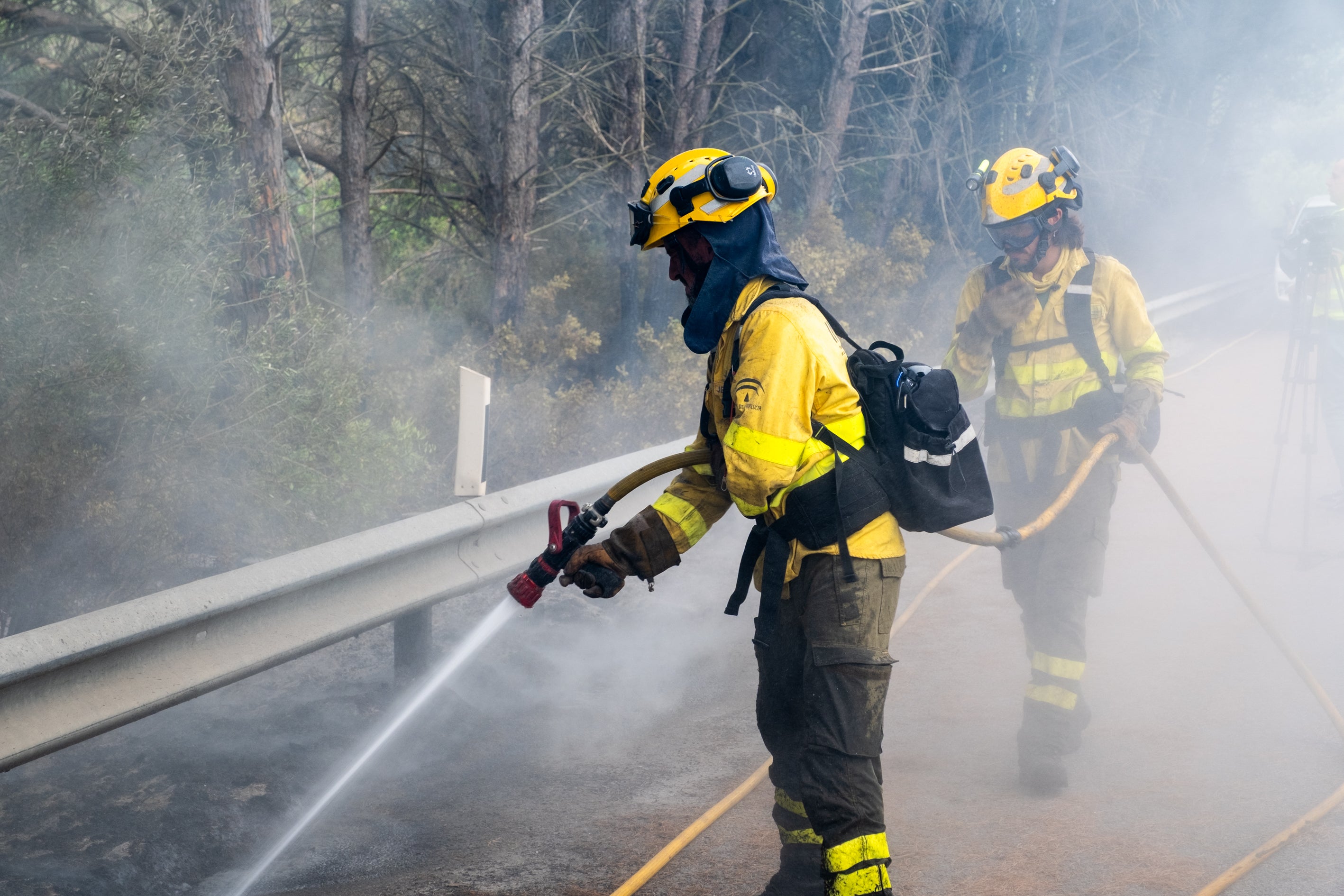 Fotos: Las imágenes del incendio de Puerto Real