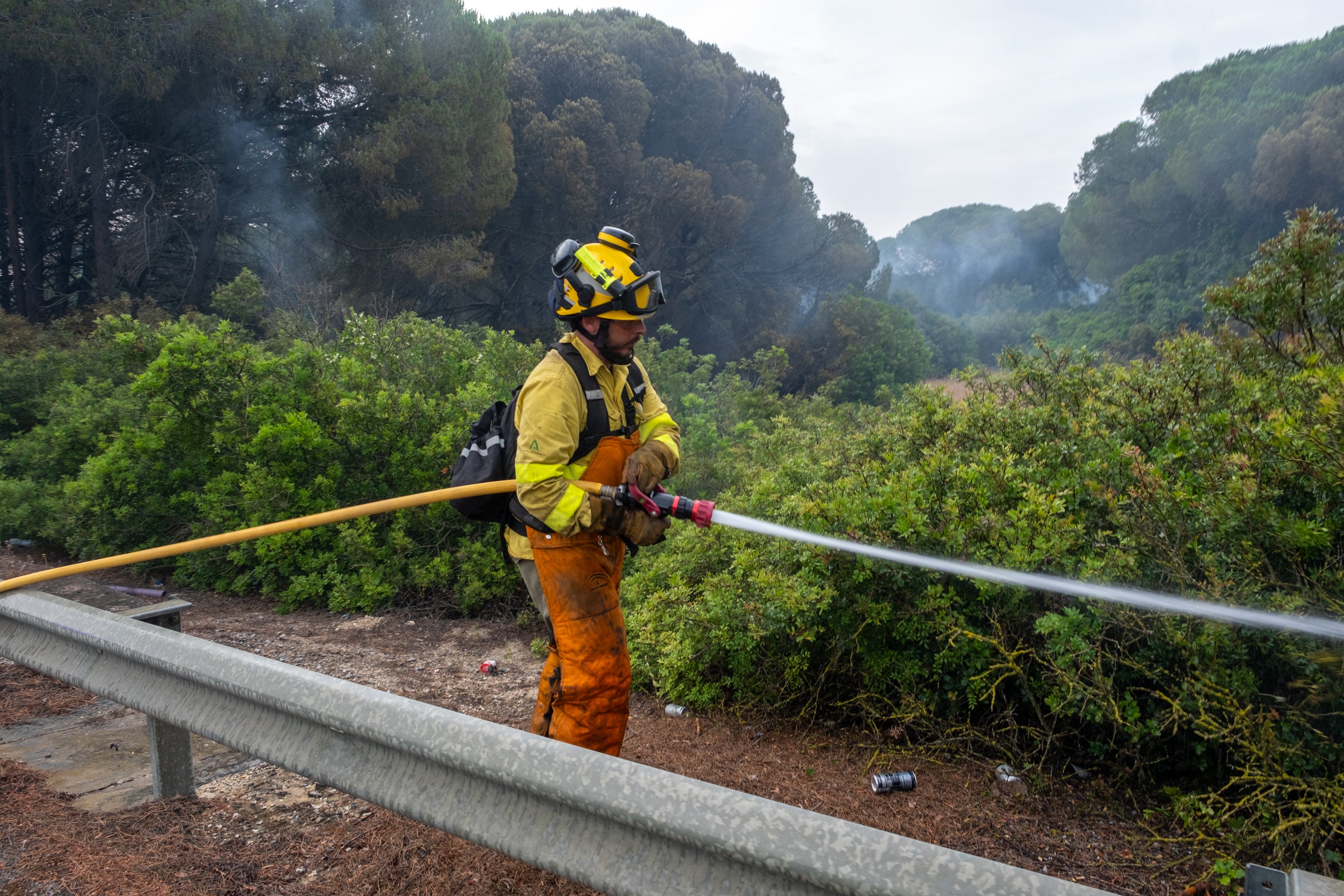 Fotos: Las imágenes del incendio de Puerto Real