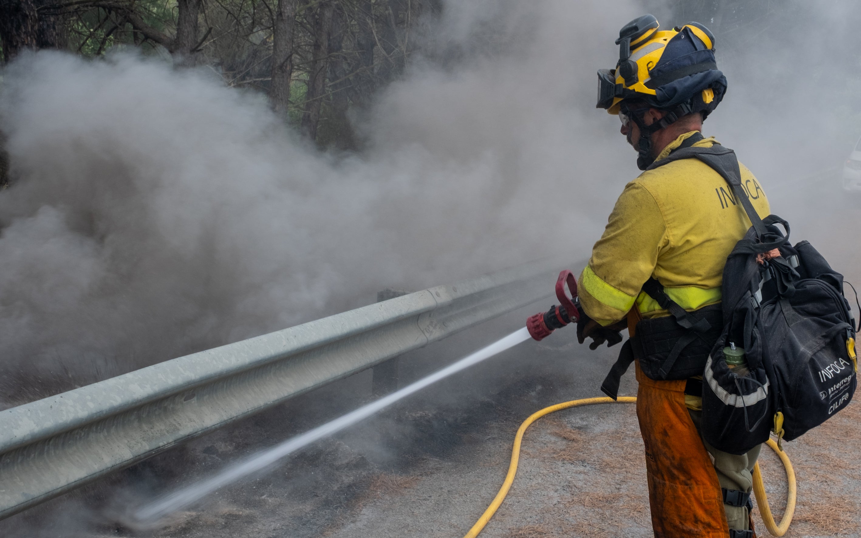 Fotos: Las imágenes del incendio de Puerto Real