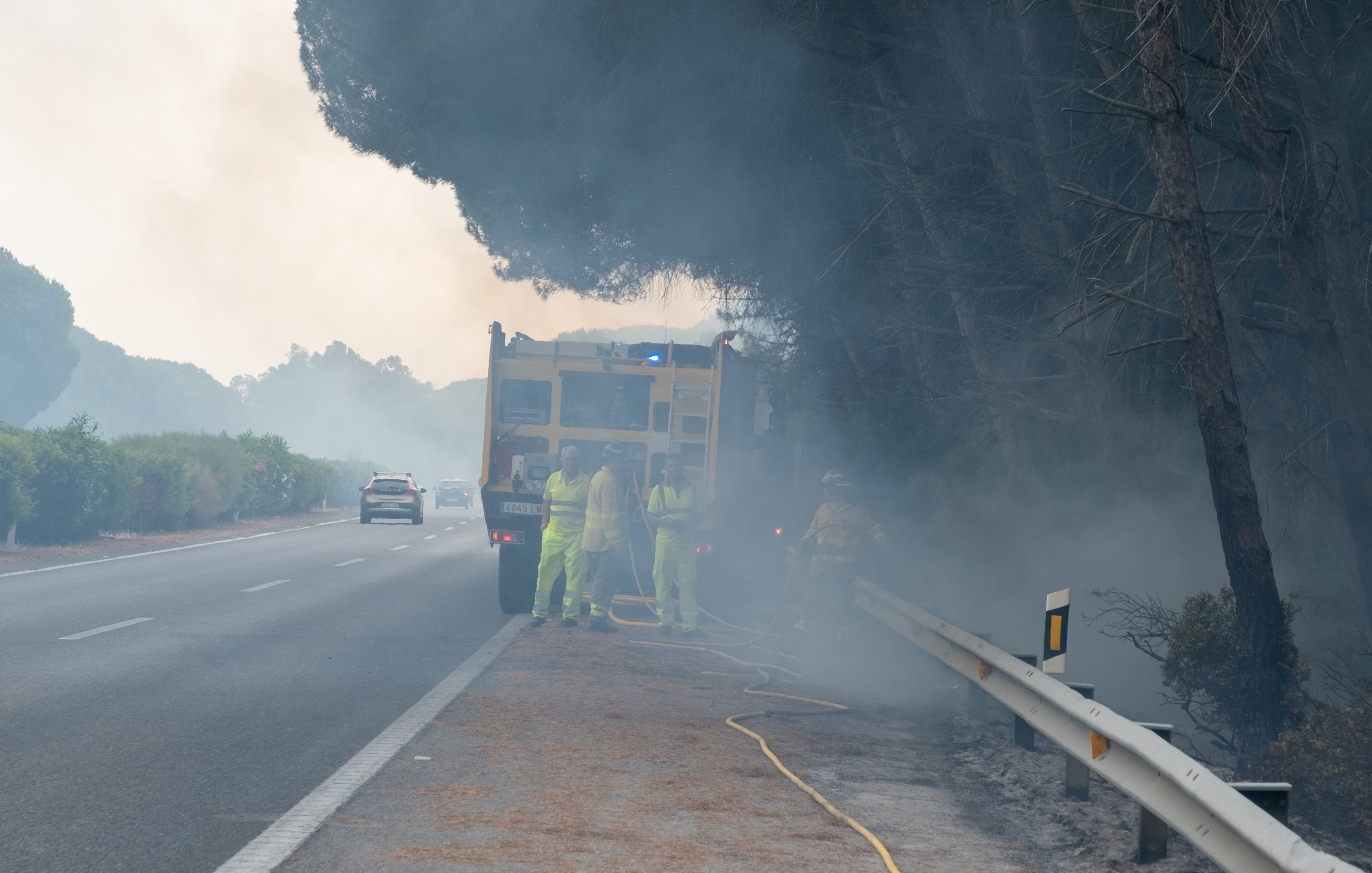 Fotos: Las imágenes del incendio de Puerto Real