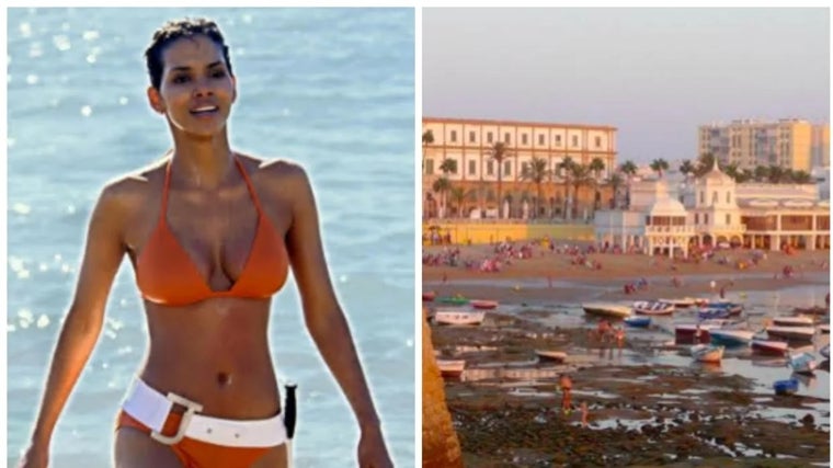 La actriz Halle Berry rodó en la playa de La Caleta