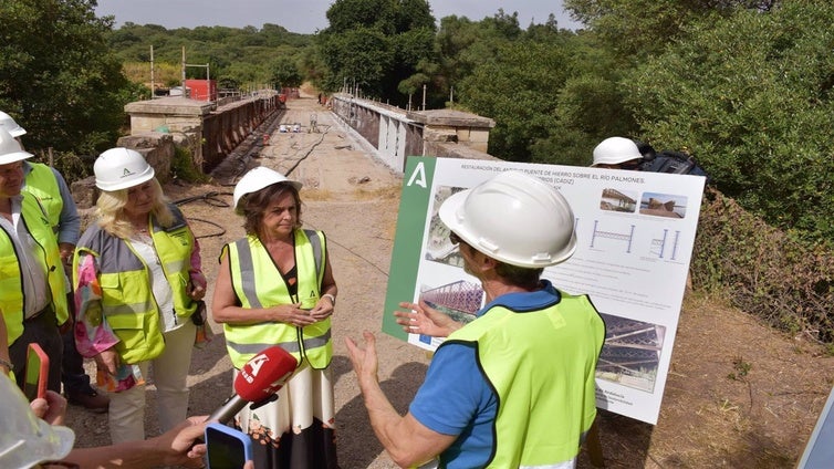 Más de 300.000 euros para recuperar el puente de hierro sobre el río Palmones en Los Barrios