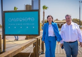 La playa de Camposoto ultima preparativos para la temporada