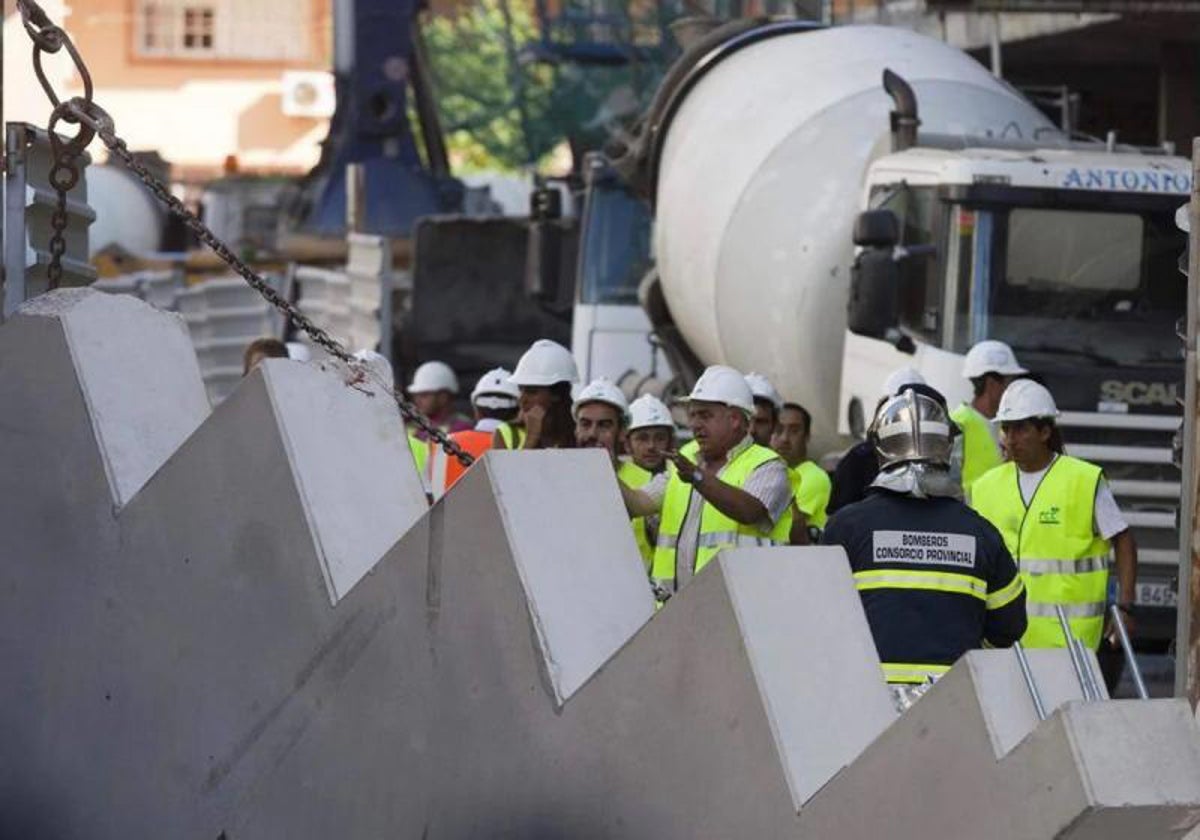 Imagen de archivo de un accidente laboral