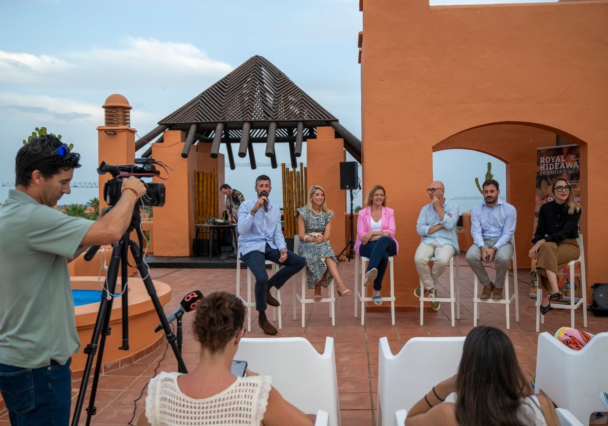 Momento de la presentación en el hotel Royal Hideaway Sancti Petri
