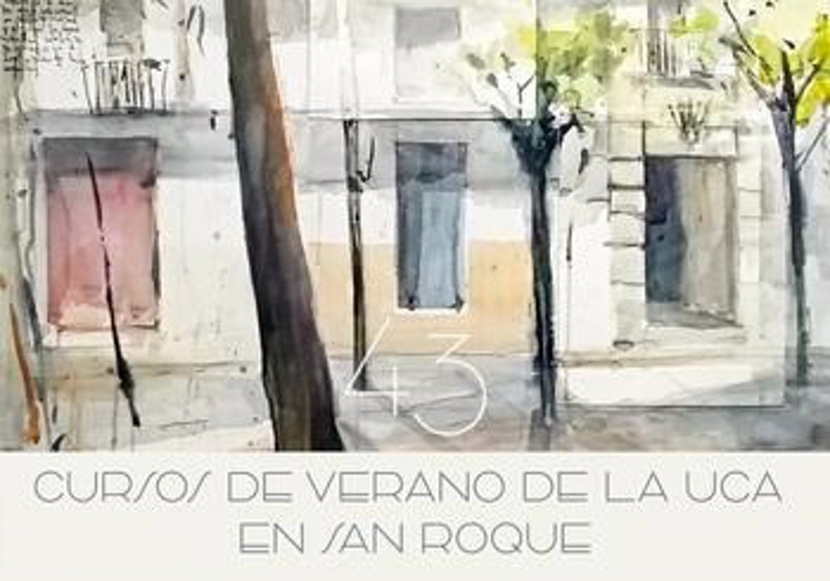 Cartel de los Cursos de Verano de la UCA en San Roque