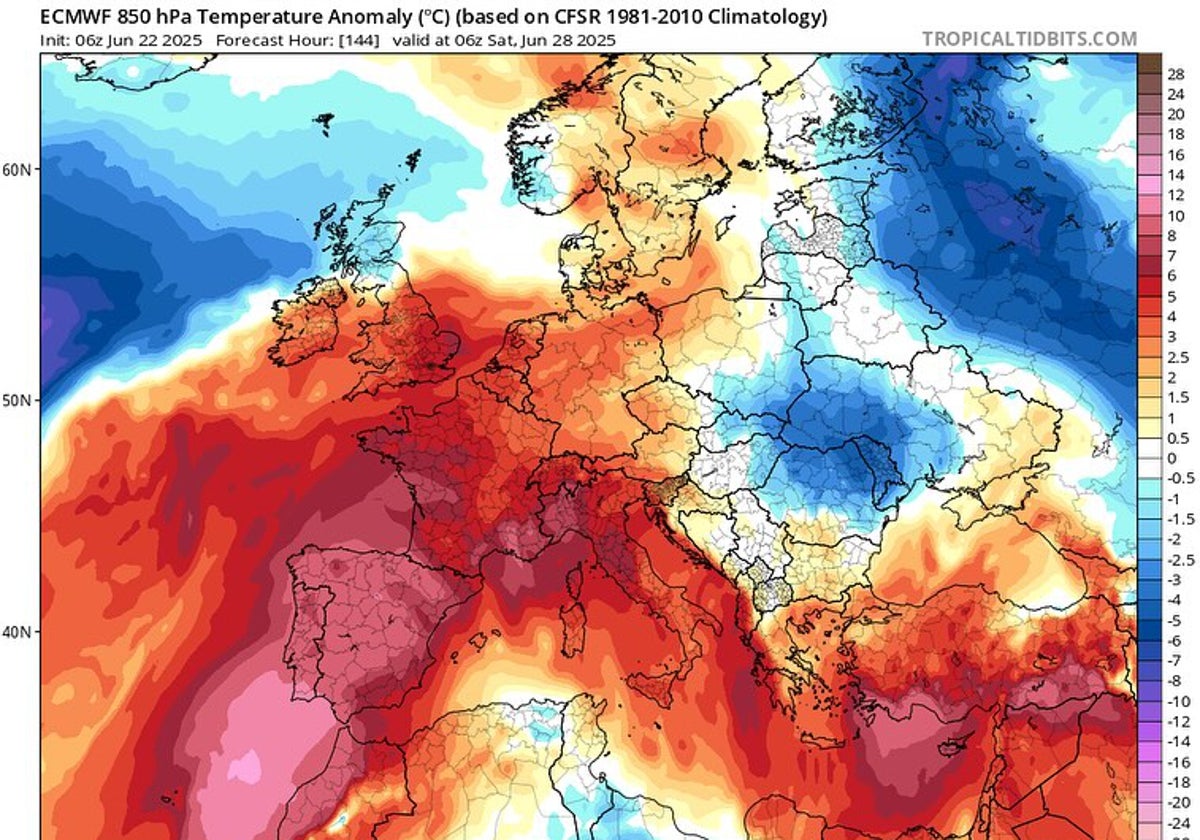 Andalmet pone fecha y nombre a la segunda ola de calor del verano en Andalucía: «Hay modelos que dan auténtico pánico»