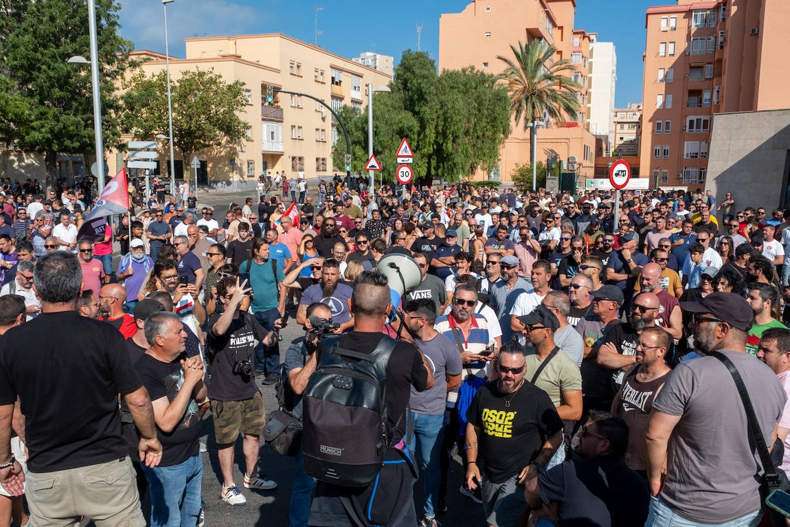 Fotos: Así ha sido la protesta de la huelga del metal en Cádiz de este miércoles