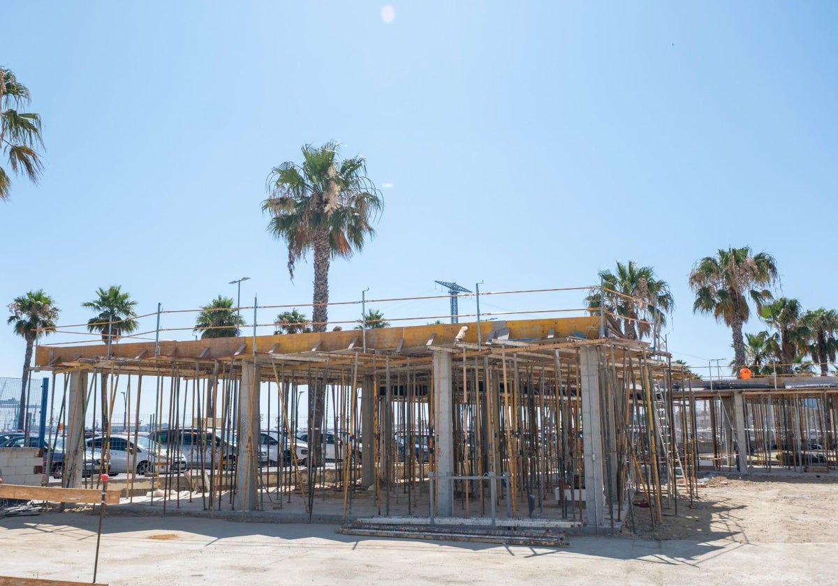 Las obras del nuevo edificio del Complejo Deportivo Puntales-La Paz están al 26% de ejecución