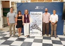 Vanesa Beltrán en la presentación del Tagarnina Fest de Algodonales