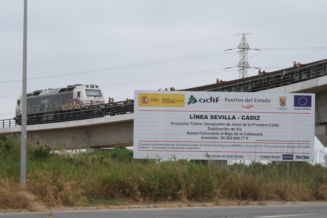 Primer ensayo con el tren de La Cabezuela