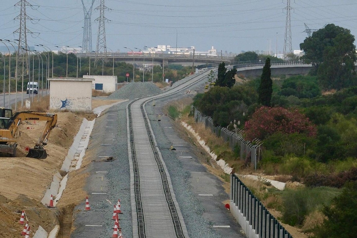 Primer ensayo con el tren de La Cabezuela